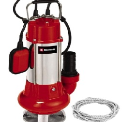 Einhell GC-DP 1340 Pompa per acque scure (1300 W, portata max 23000 L/h, prevalenza 10 m, immersione max 5 m, corpi estranei fino a 40 mm, extra robusta)